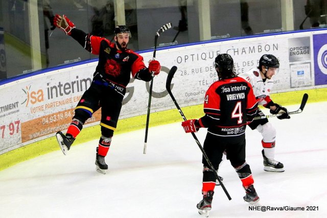Photo hockey match Nice - Mulhouse le 22/01/2021