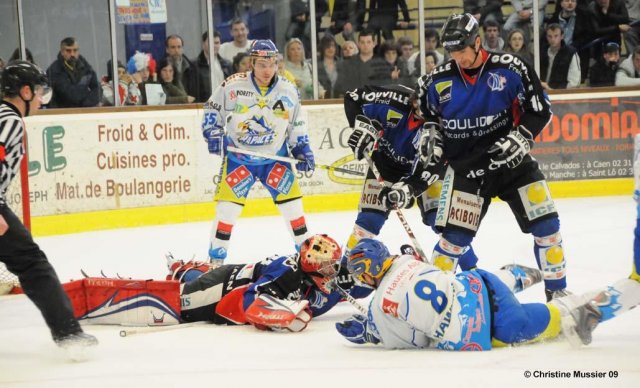 Photo hockey match Caen  - Gap  le 21/04/2009