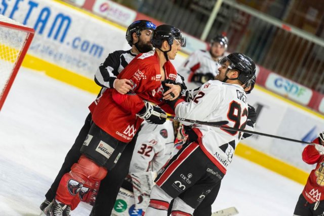 Photo hockey match Chamonix  - Mulhouse le 12/02/2021