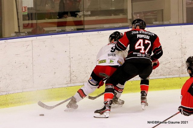 Photo hockey match Nice - Briançon  le 19/02/2021