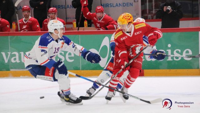 Photo hockey match Lausanne - Zürich le 05/03/2021