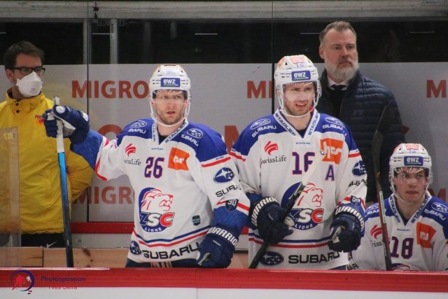 Photo hockey match Lausanne - Zürich le 05/03/2021