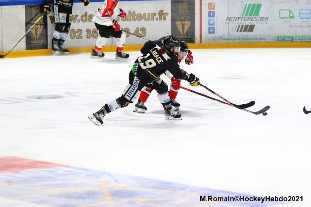 Photo hockey match Rouen - Nice le 05/03/2021