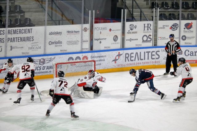 Photo hockey match Angers  - Mulhouse le 05/03/2021