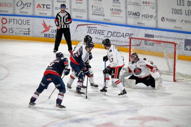 Photo hockey match Angers  - Mulhouse le 05/03/2021