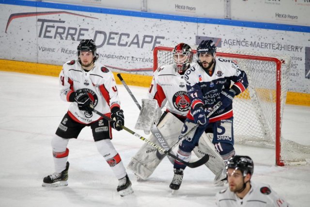 Photo hockey match Angers  - Mulhouse le 05/03/2021