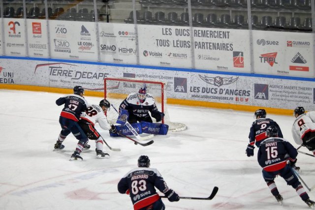Photo hockey match Angers  - Mulhouse le 05/03/2021