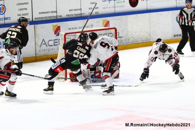 Photo hockey match Rouen - Mulhouse le 06/03/2021