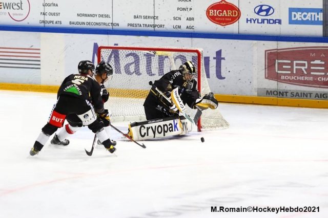 Photo hockey match Rouen - Mulhouse le 06/03/2021