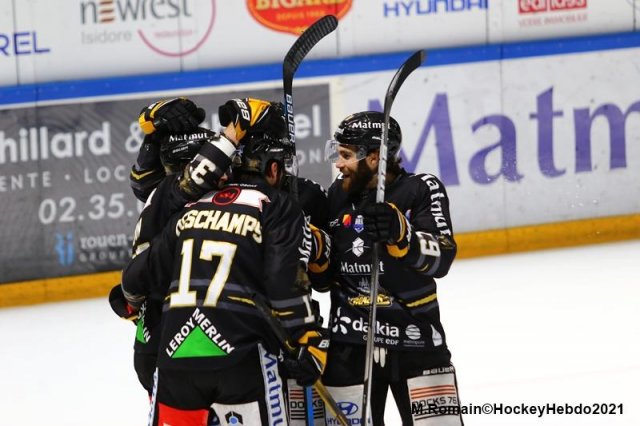 Photo hockey match Rouen - Mulhouse le 06/03/2021