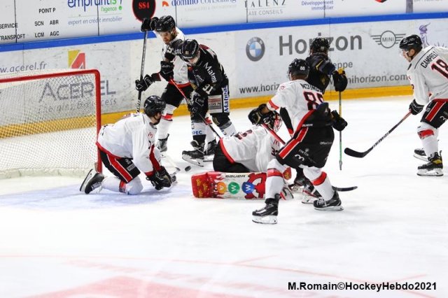 Photo hockey match Rouen - Mulhouse le 06/03/2021