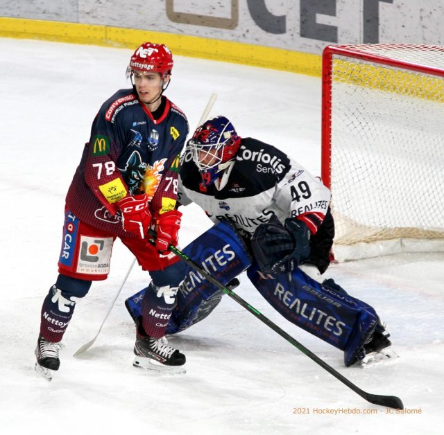 Photo hockey match Grenoble  - Angers  le 11/03/2021