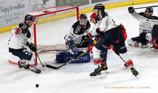 Photo hockey match Grenoble  - Angers  le 11/03/2021