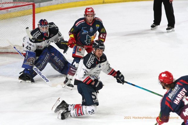 Photo hockey match Grenoble  - Angers  le 11/03/2021