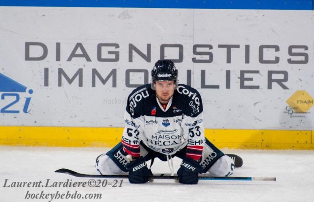 Photo hockey match Grenoble  - Angers  le 11/03/2021