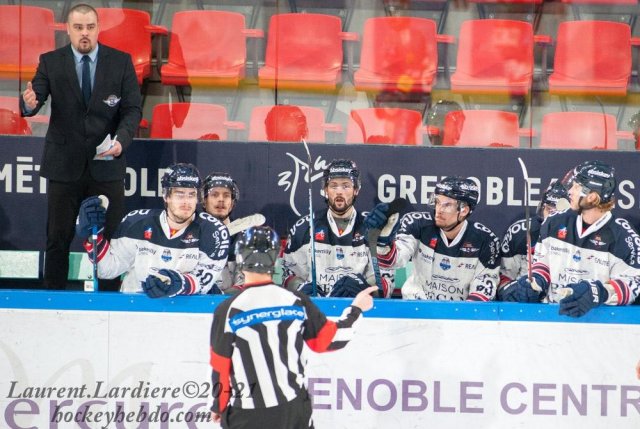Photo hockey match Grenoble  - Angers  le 11/03/2021