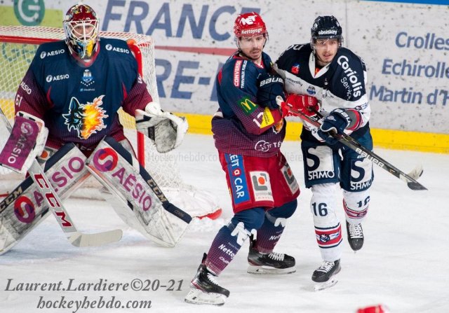 Photo hockey match Grenoble  - Angers  le 11/03/2021