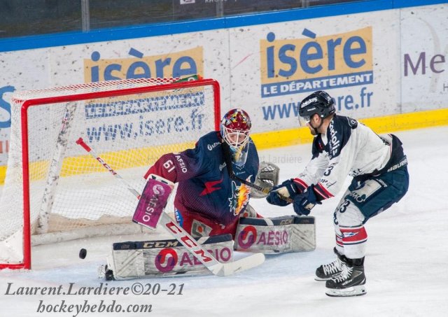Photo hockey match Grenoble  - Angers  le 11/03/2021