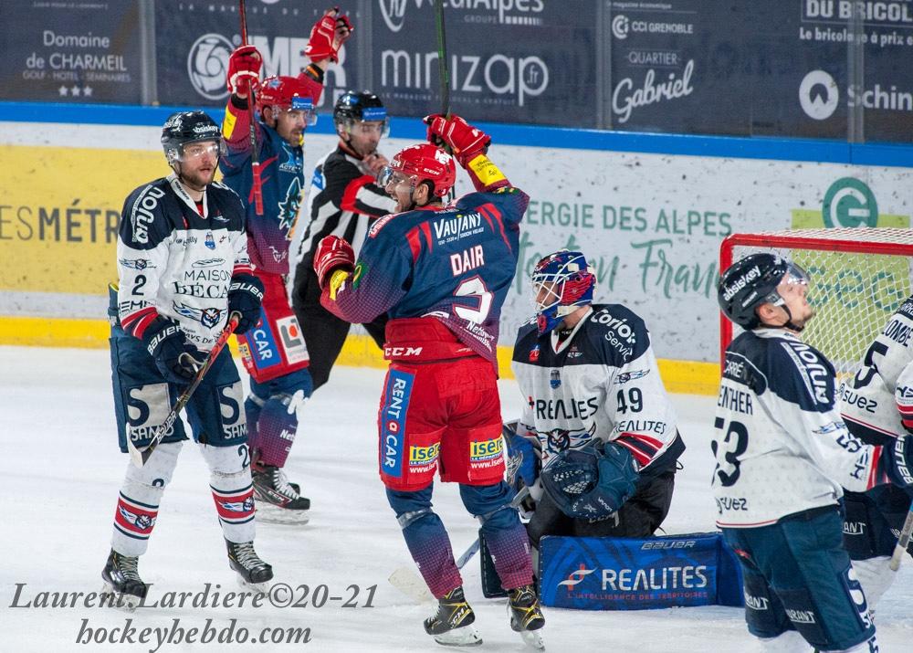 Grenoble  3 - 6 Angers 