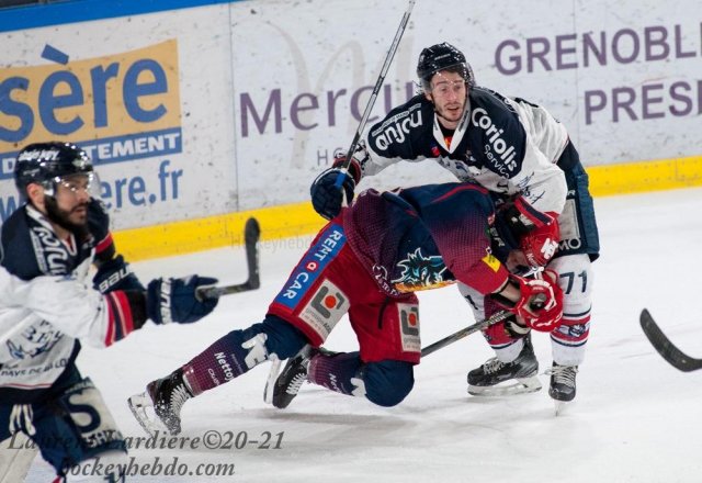 Photo hockey match Grenoble  - Angers  le 11/03/2021