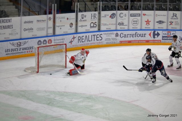 Photo hockey match Angers  - Chamonix  le 19/03/2021
