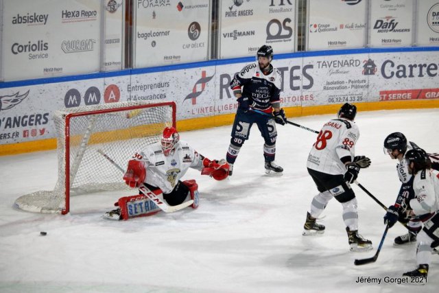 Photo hockey match Angers  - Chamonix  le 19/03/2021