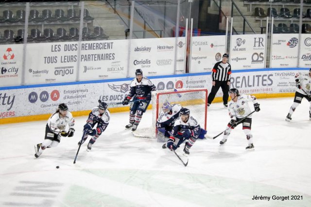 Photo hockey match Angers  - Chamonix  le 19/03/2021