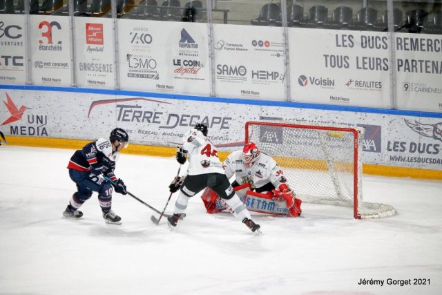 Photo hockey match Angers  - Chamonix  le 19/03/2021