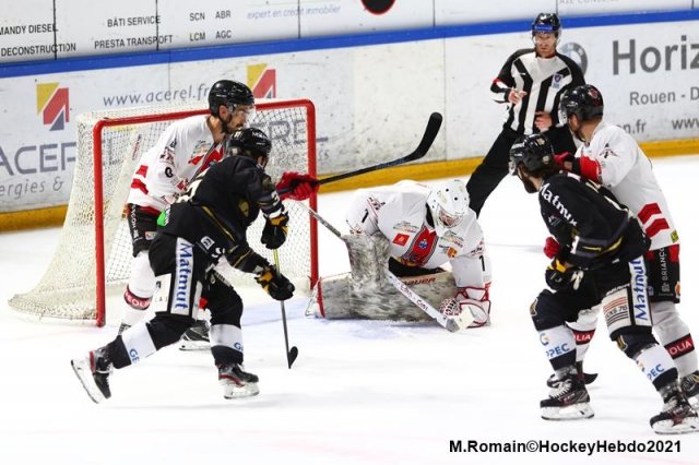 Photo hockey match Rouen - Briançon  le 20/03/2021