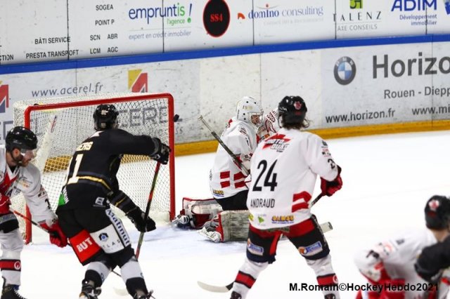 Photo hockey match Rouen - Briançon  le 20/03/2021