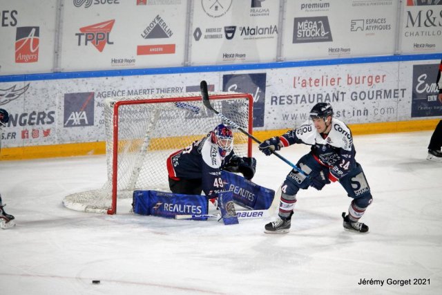 Photo hockey match Angers  - Nice le 22/03/2021