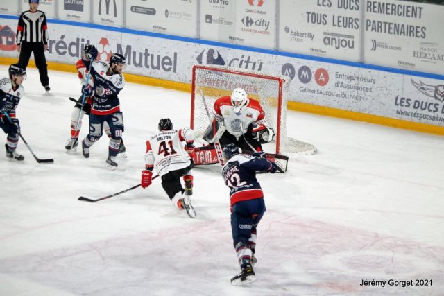 Photo hockey match Angers  - Nice le 22/03/2021