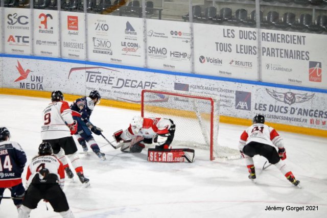 Photo hockey match Angers  - Nice le 22/03/2021