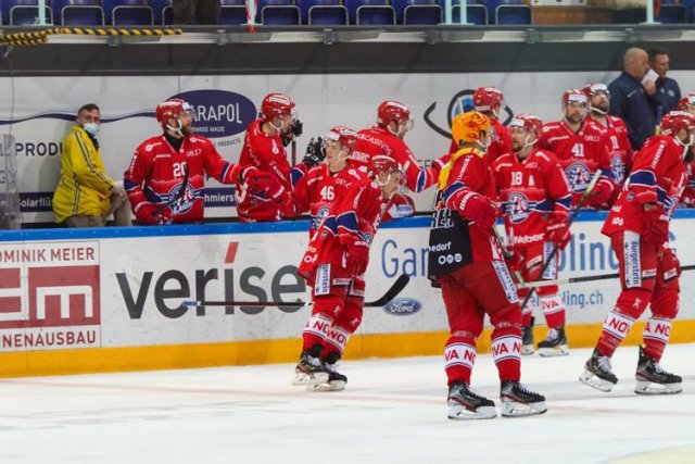 Photo hockey match Rapperswil-Jona - Bienne le 09/04/2021