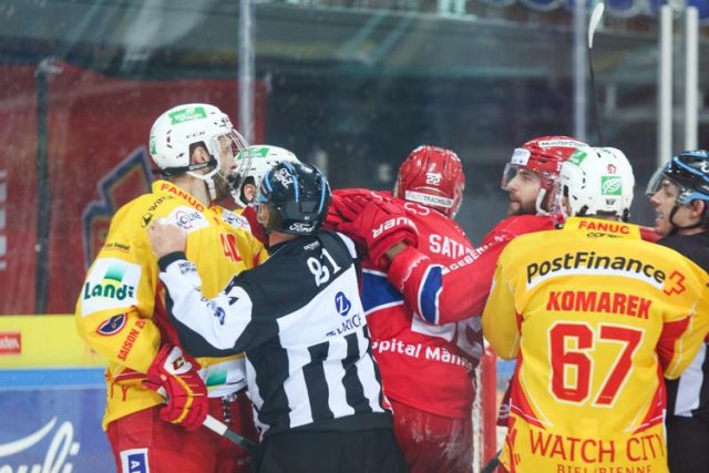 Photo hockey match Rapperswil-Jona - Bienne le 09/04/2021