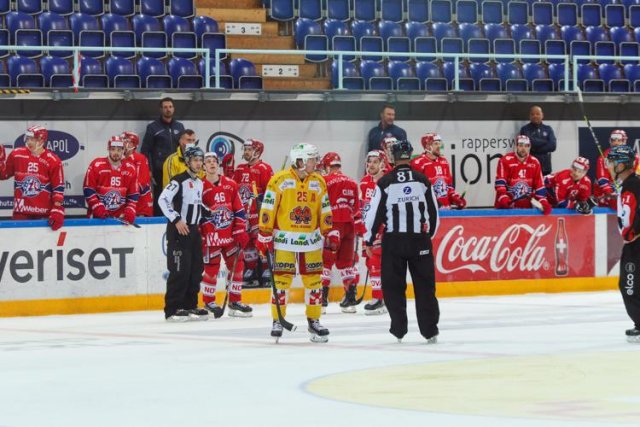 Photo hockey match Rapperswil-Jona - Bienne le 09/04/2021