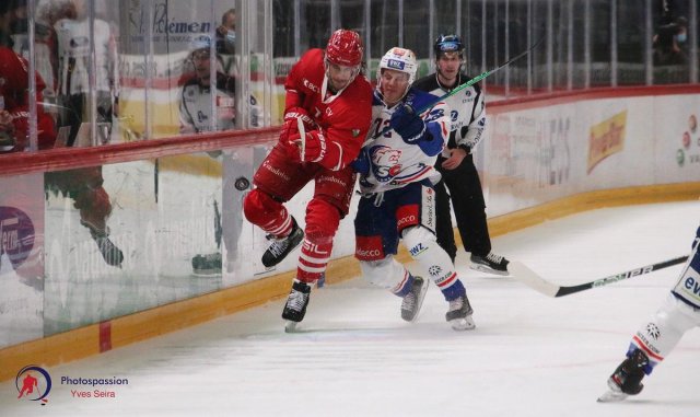 Photo hockey match Lausanne - Zürich le 13/04/2021