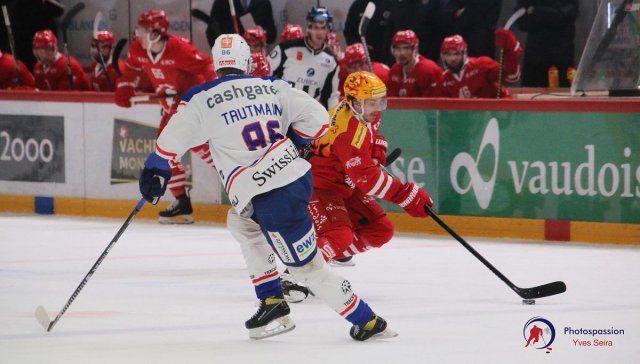 Photo hockey match Lausanne - Zürich le 13/04/2021