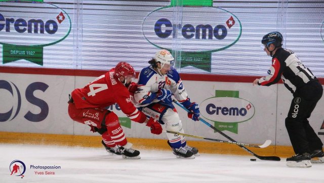 Photo hockey match Lausanne - Zürich le 13/04/2021