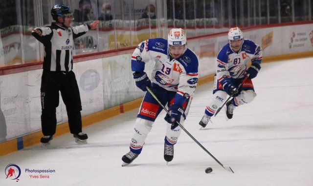Photo hockey match Lausanne - Zürich le 13/04/2021