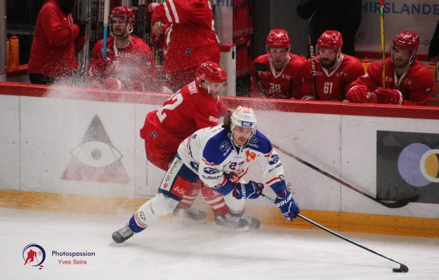 Photo hockey match Lausanne - Zürich le 13/04/2021