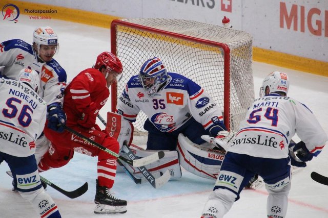 Photo hockey match Lausanne - Zürich le 13/04/2021