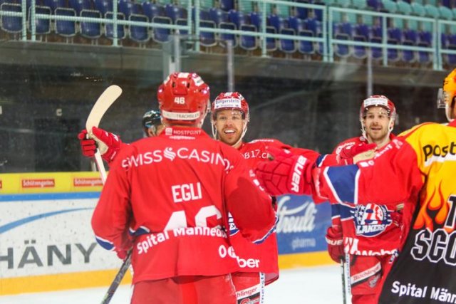 Photo hockey match Rapperswil-Jona - Lugano le 15/04/2021