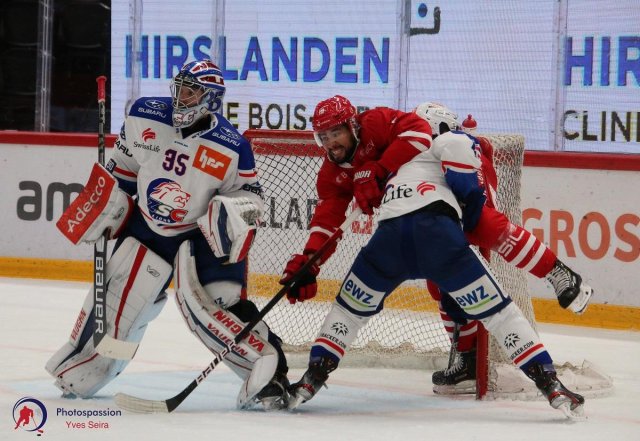Photo hockey match Lausanne - Zürich le 21/04/2021