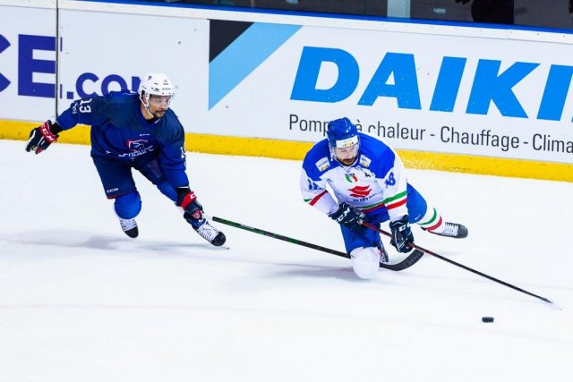 Photo hockey match France - Italy le 02/05/2021