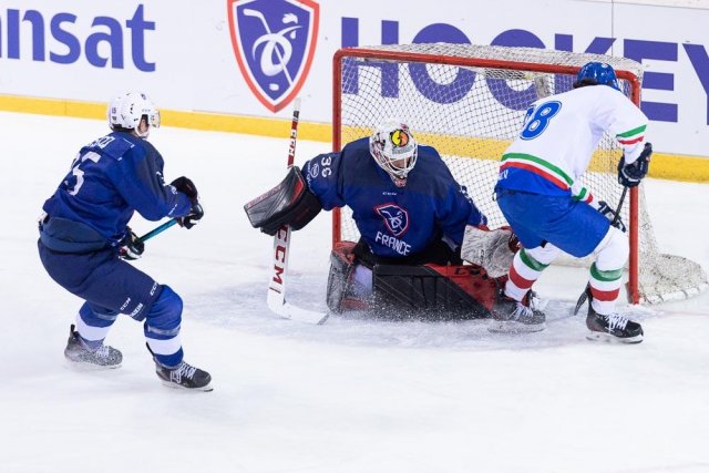 Photo hockey match France - Italy le 02/05/2021
