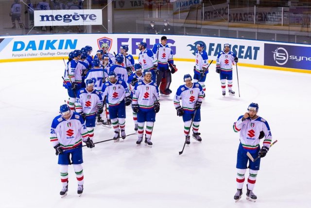 Photo hockey match France - Italy le 02/05/2021