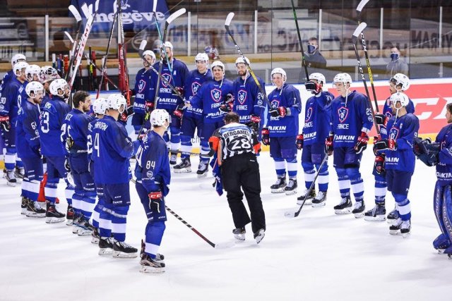 Photo hockey match France - Italy le 02/05/2021