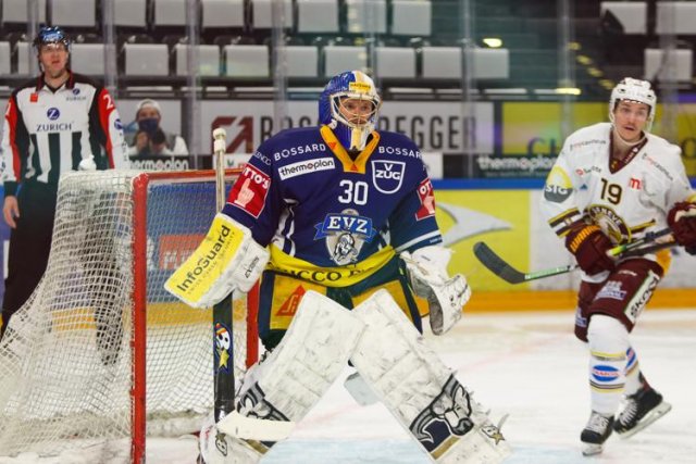 Photo hockey match Zug - Genève le 03/05/2021