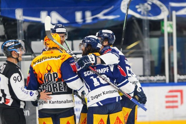 Photo hockey match Zug - Genève le 07/05/2021